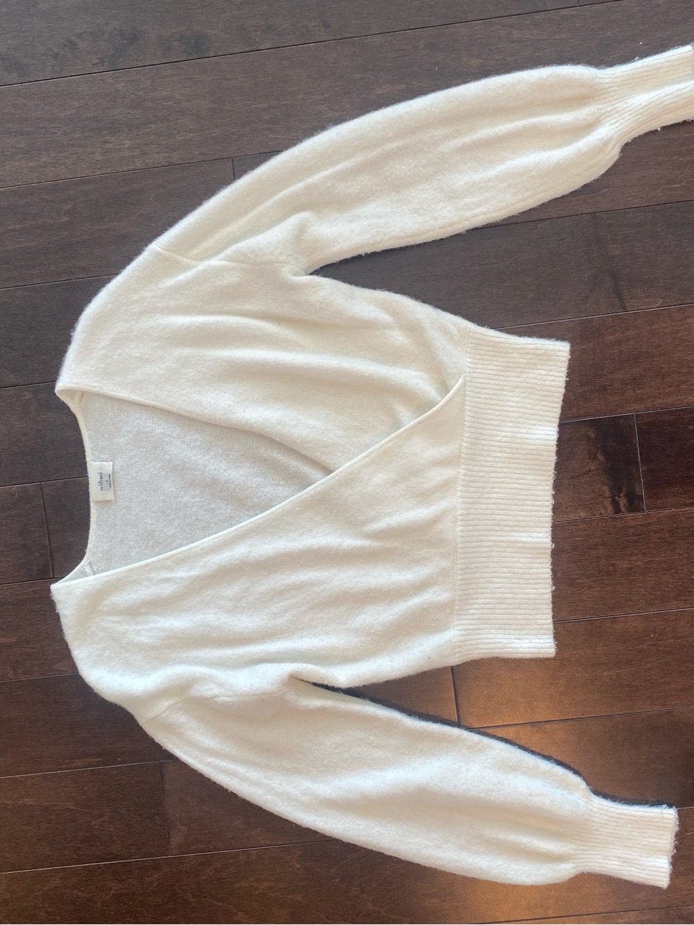Wilfred Aritzia Wrap Dear Sweater